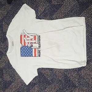 White MTV t-shirt